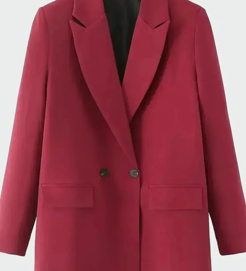 Oversized Coat with Modern Lines