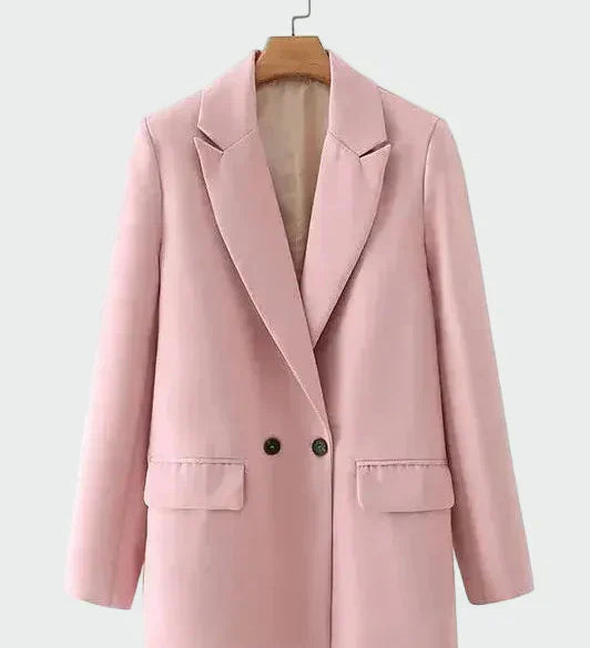 Oversized Coat with Modern Lines