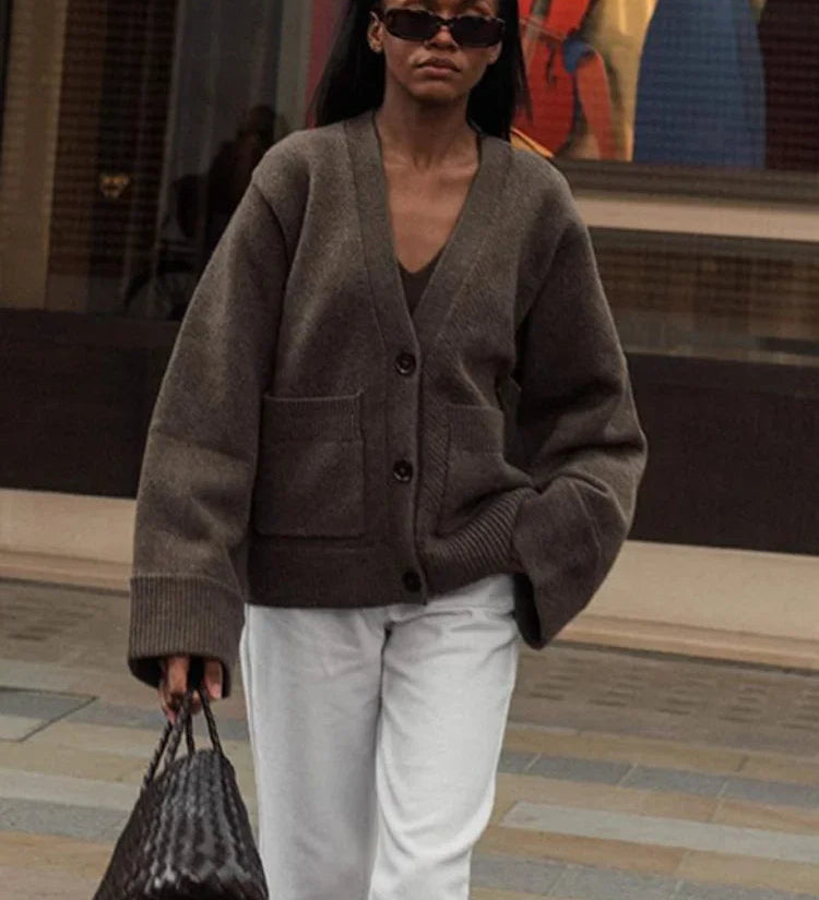 JULIETTE™ - V-Neck Knit Cardigan