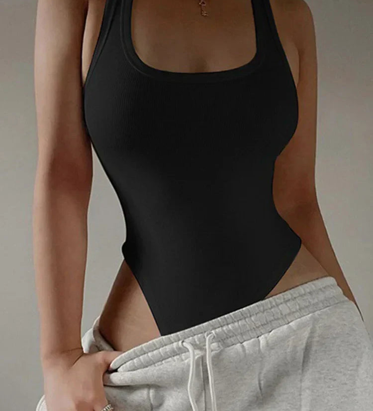 NADÈGE™ – Casual Sleeveless Bodysuit