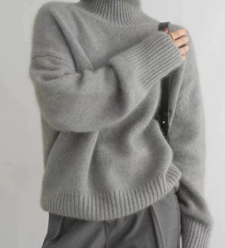 Zoey - Suéter Oversized con Cuello Alto