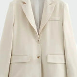 Oversized Coat with Modern Lines