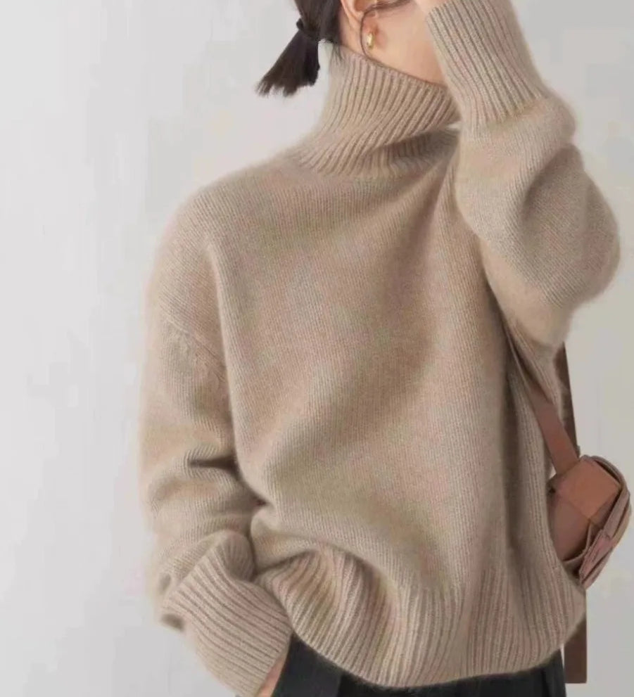 Zoey - Suéter Oversized con Cuello Alto
