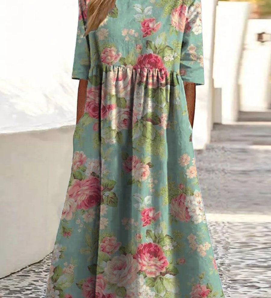 LAARNI™ - Relaxed Midi Dress
