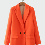 Oversized Coat with Modern Lines