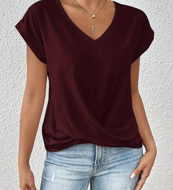 BELLE™ | The Stylish V-Neck Top