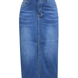 DENISE™ – Classic High-Waist Denim Skirt