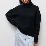 Katrielle - Suéter de Cuello Alto Confortable
