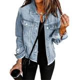 DENIM™ – Distressed Boyfriend Denim Jacket