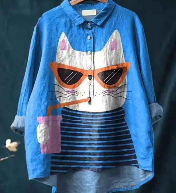 AMARI™ - Cat Art Shirt