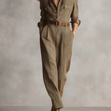 Carmen | elegant checked jumpsuit