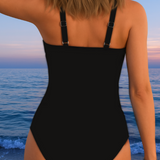Constança - Luxurious wrap swimsuit with colourful print
