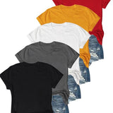 OLIVE™ - Casual Short Sleeve Tee (Pack of 5)