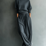 Knit Ensemble Wide Pants