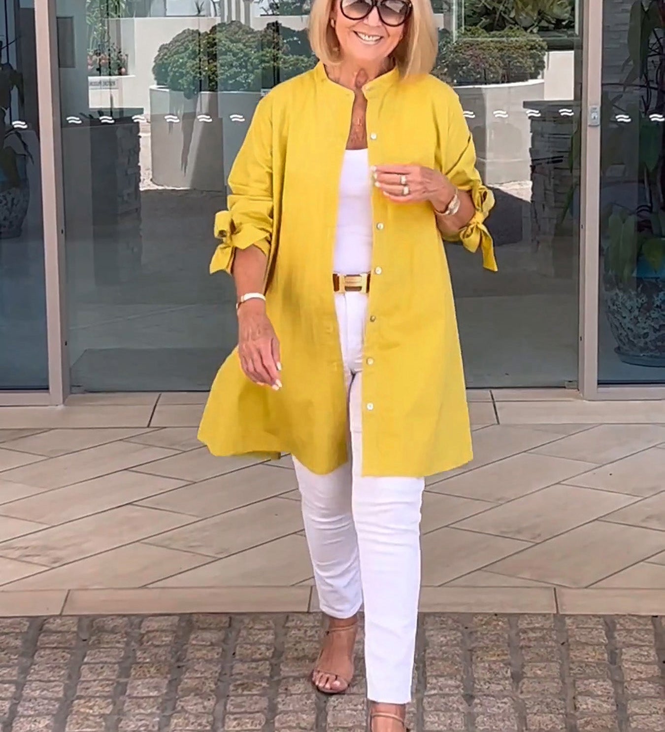 CÉLINA™ - Classy Long Shirt Jacket