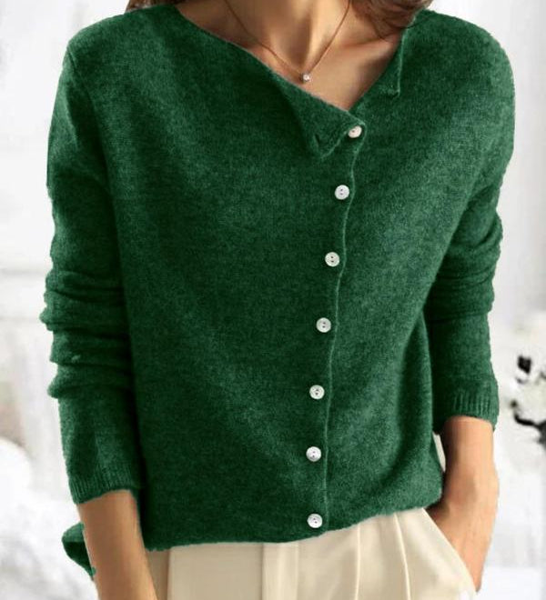 MOLLY™ - Button Front Cable Knit Sweater for Fall & Winter