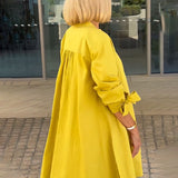 CÉLINA™ - Classy Long Shirt Jacket