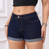 ISALINE™ - Casual Everyday Denim Shorts