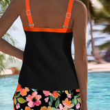 Catarina | Elegant Two-Piece Tankini Set
