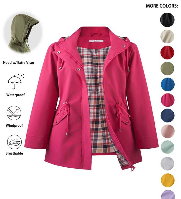 DENA™ - Lightweight Hooded Trench Coat for Casual Outings