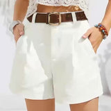 MÉLANIE™ - Chic High-Waist Shorts