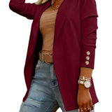 EMMA™ - Chic Open Front Jacket