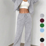 PALOMA™ – Cozy Streetwear Zip Jacket and Pants Set