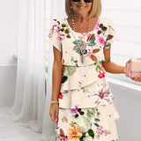 FLORA™ – Elegant Spring Midi Dress