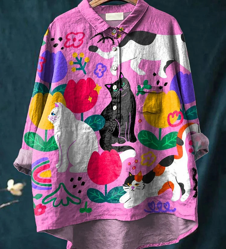 AMARI™ - Cat Art Shirt