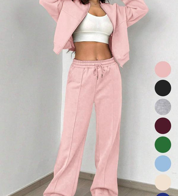 PALOMA™ – Cozy Streetwear Zip Jacket and Pants Set