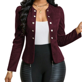KYREE™ – Sophisticated Puff Shoulder Blazer