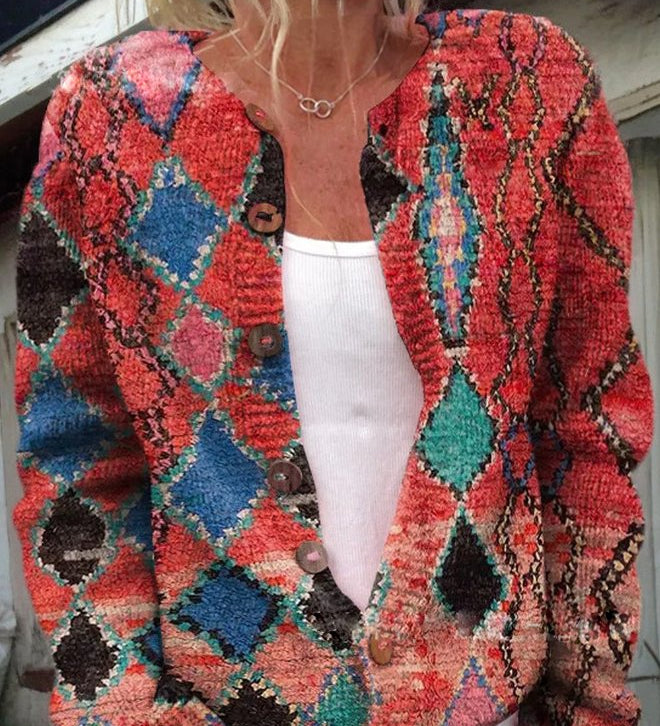 FLORA™ - Vintage Floral Cardigan