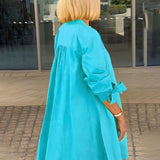 CÉLINA™ - Classy Long Shirt Jacket