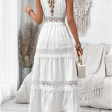 MAIKA™ - Lace V-Neck Dress