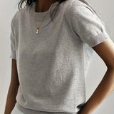 CIELA™ – Lightweight Short Sleeve Crewneck Pullover Top