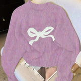 GRACIE™ - Elegant Bow Knit Sweater for Fall & Winter Fashion