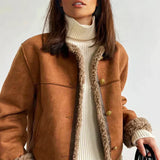 Rosália - Fur Coat with Buttons