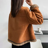 Rosália - Fur Coat with Buttons