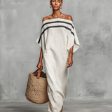 Minimalist Linen Maxi Dress