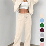 PALOMA™ – Cozy Streetwear Zip Jacket and Pants Set