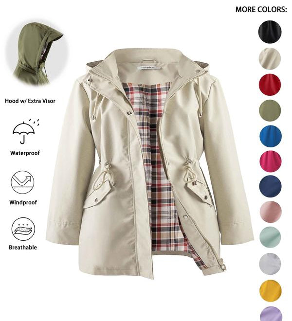 DENA™ - Lightweight Hooded Trench Coat for Casual Outings