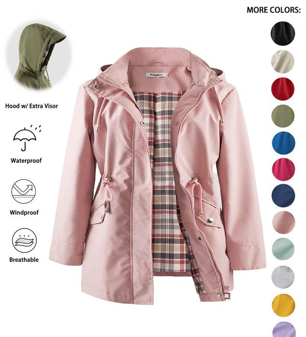 DENA™ - Lightweight Hooded Trench Coat for Casual Outings