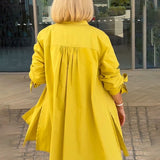 CÉLINA™ - Classy Long Shirt Jacket
