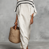 Minimalist Linen Maxi Dress