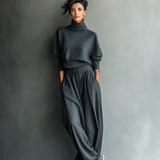 Knit Ensemble Wide Pants