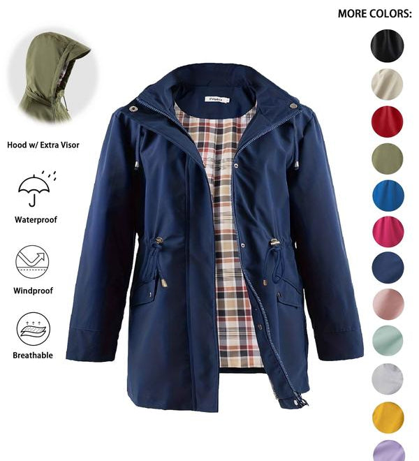 DENA™ - Lightweight Hooded Trench Coat for Casual Outings