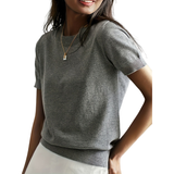BONNIE™ – Sophisticated Soft Short Sleeve Top