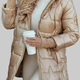 Nora - Elegant Winter Coat with Hood and Padding
