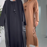 MARILYN™ - Classic Minimalist Midi Dress