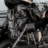 Nora - Elegant Winter Coat with Hood and Padding